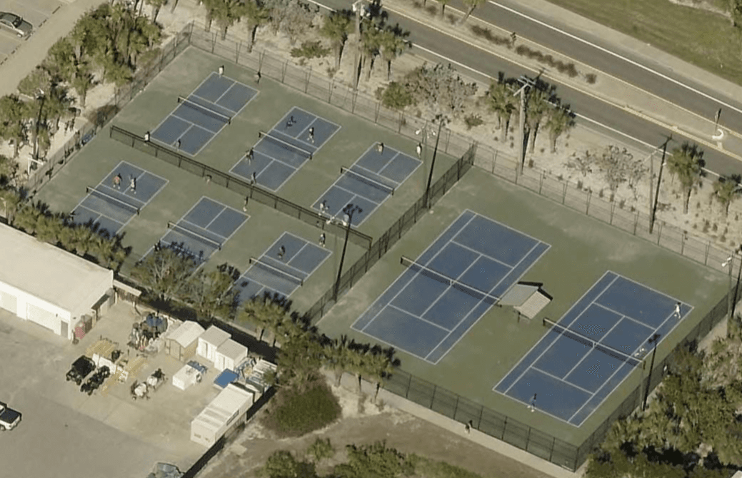 Siesta Key Public Beach pickleball courts in Siesta Key, FL