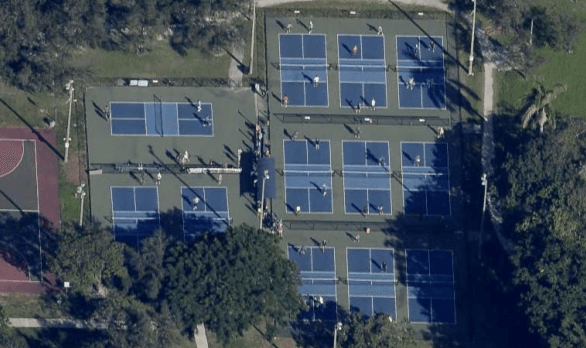 Pompano Beach Community Park pickleball courts in Pompano Beach, FL