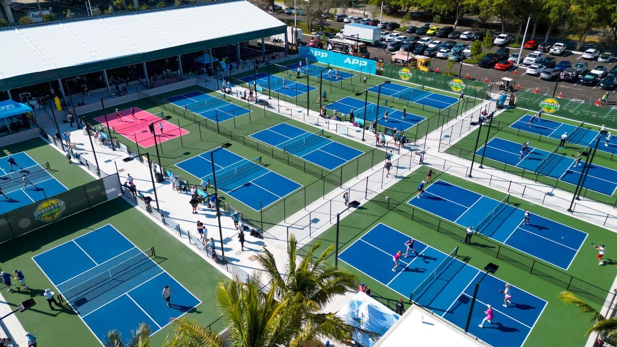 The Fort pickleball courts in Fort Lauderdale, FL