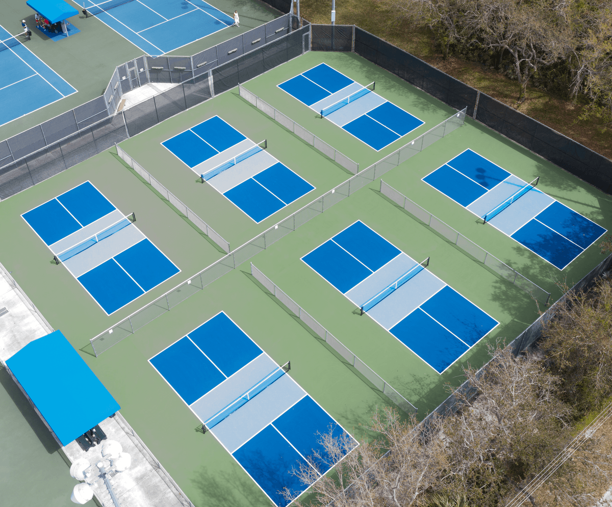 Patch Reef Paddle & Racquet Club pickleball courts in Boca Raton, FL