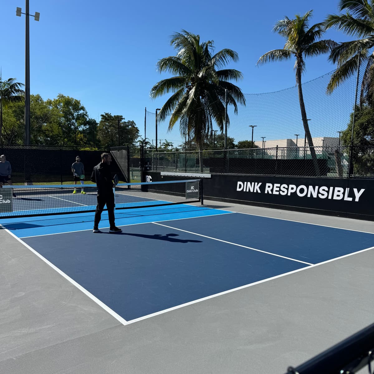 Dink Club pickleball courts in Miami, FL