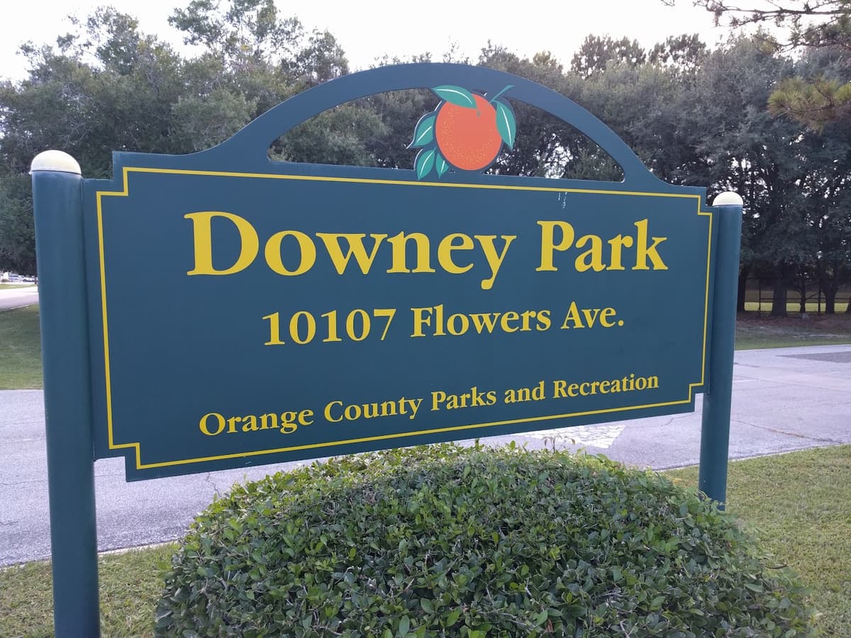 Downey Park pickleball courts in Orlando, FL