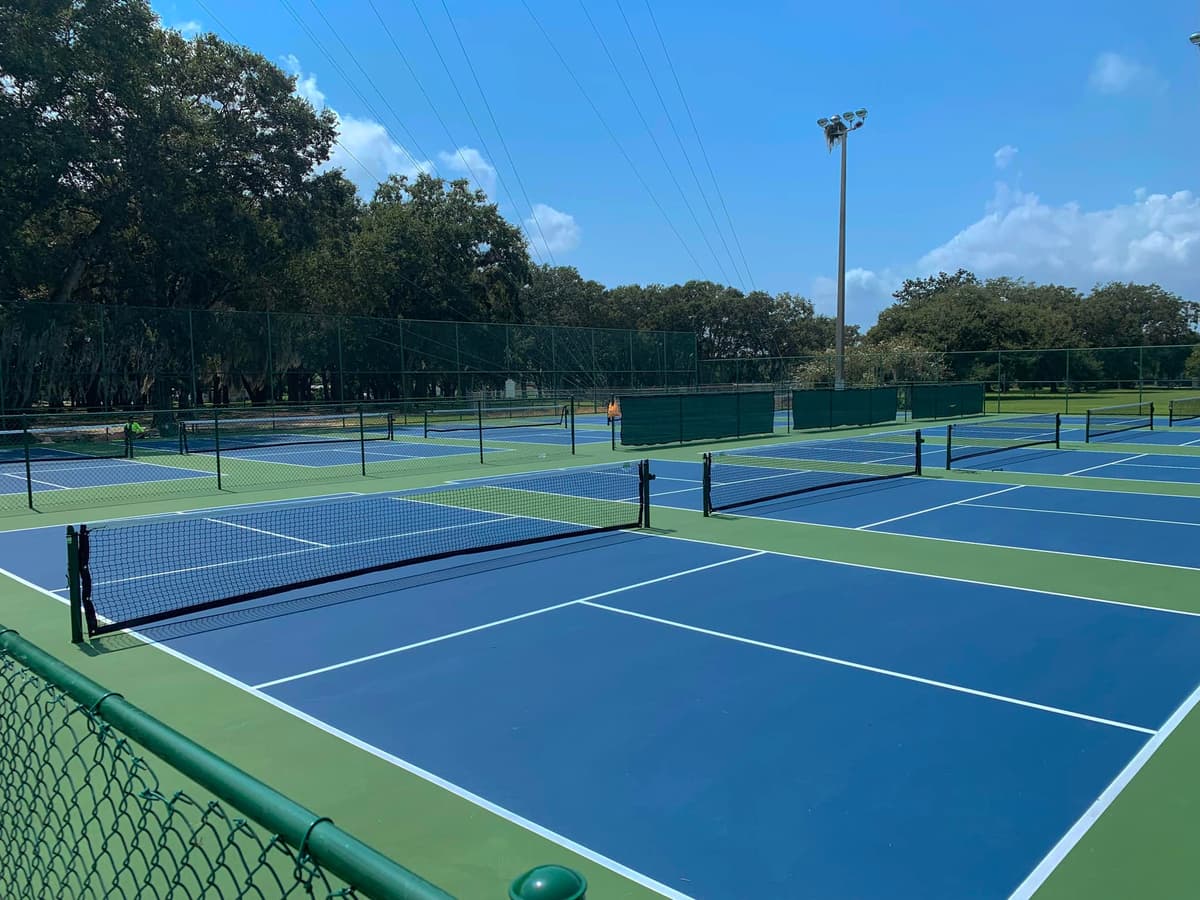 Veterans Memorial Park pickleball courts in Winter Garden, FL