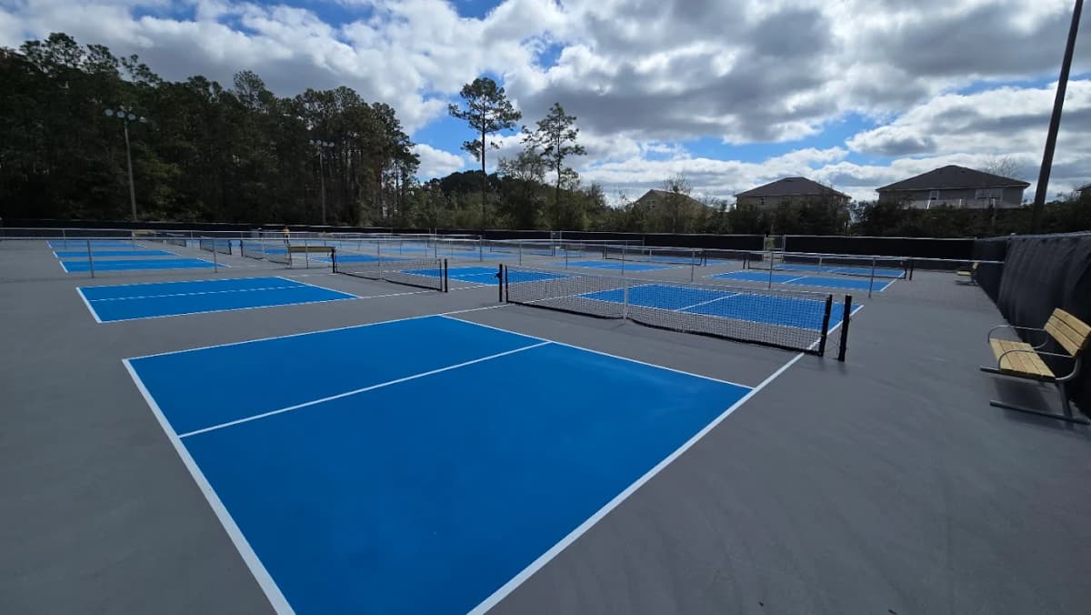 Treaty Park pickleball courts in St. Augustine, FL