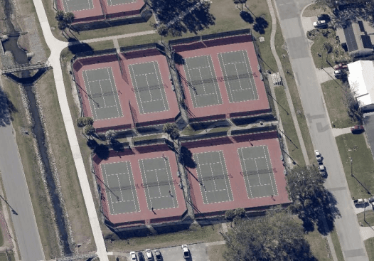 Kissimmee Oak Street Park and Community Center pickleball courts in Kissimmee, FL