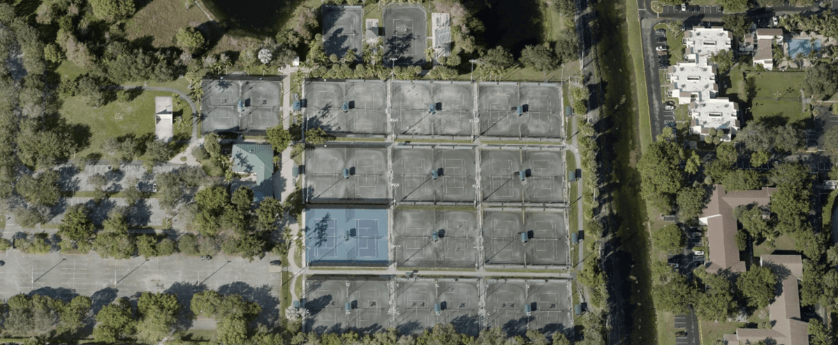 Plantation Central Park pickleball courts in Plantation, FL